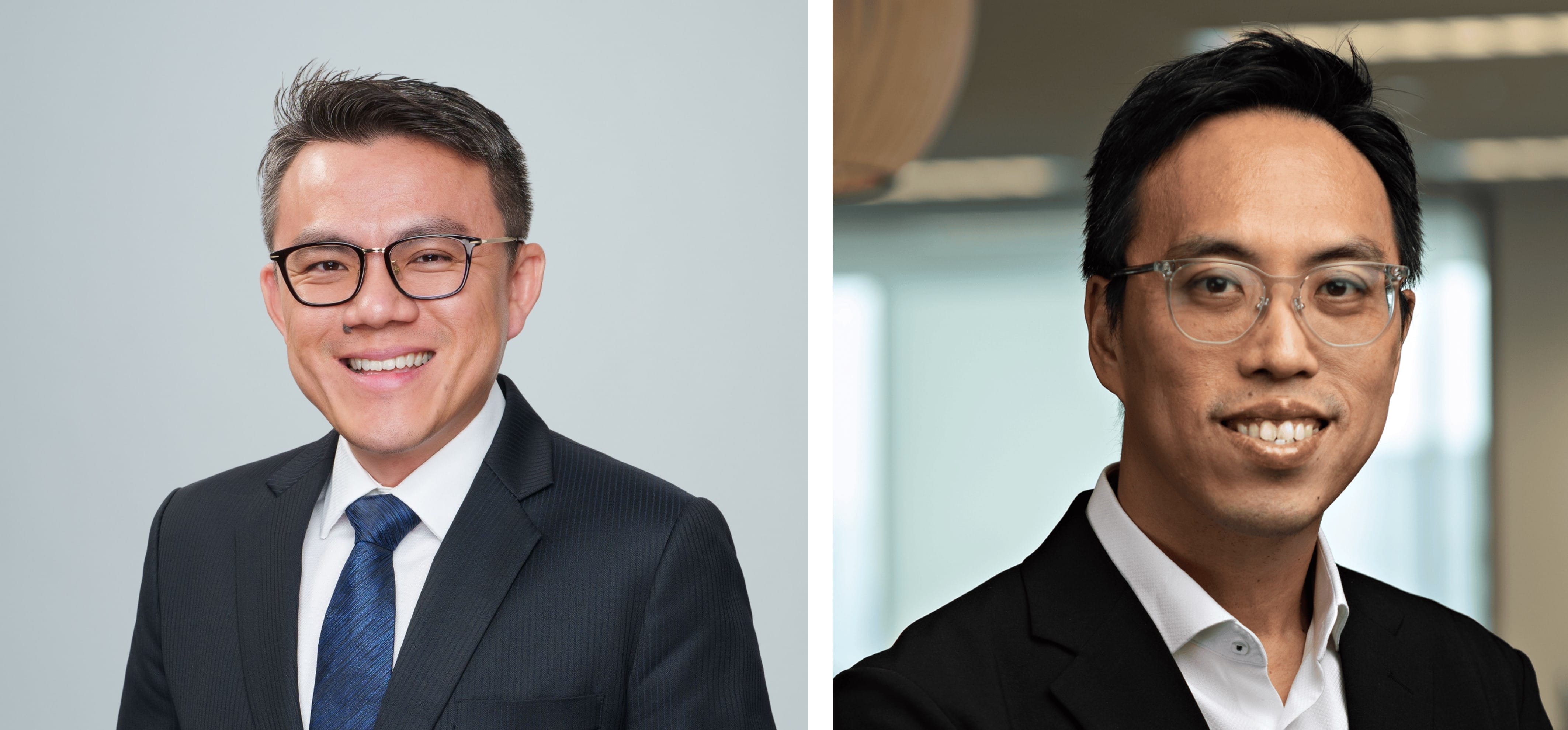 Mr Png Poh Soon (left) and Dr Lee Nai Jia found the LBC Estimator on OneMap handy for those not familiar with the LBC rates mechanism and landowners looking for a quick indication of value.